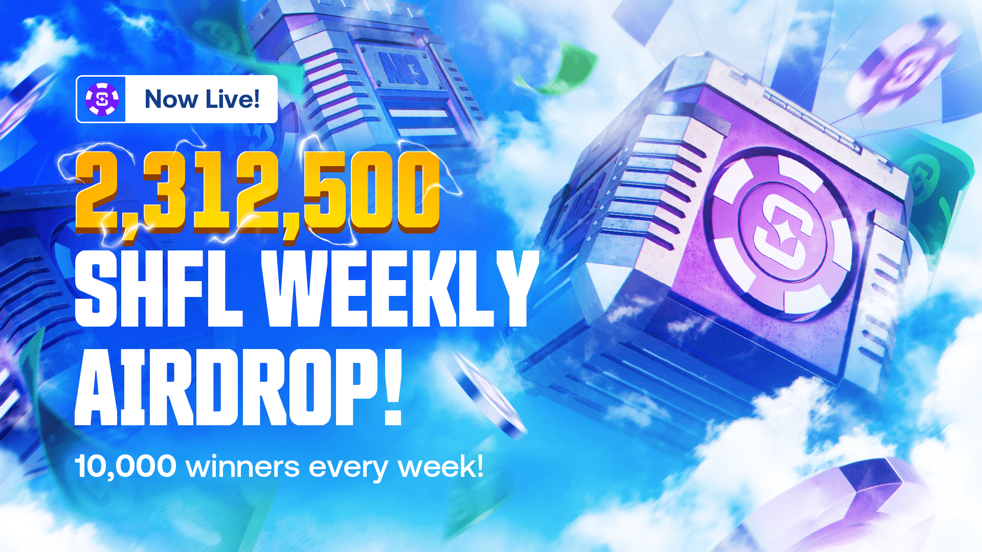 1M WEEKLY AIRDROP